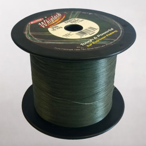 Berkley Whiplash BulkSpool Dyneema LoVis Green BRAID 150lb .30mm 2000 m 2200 Yds