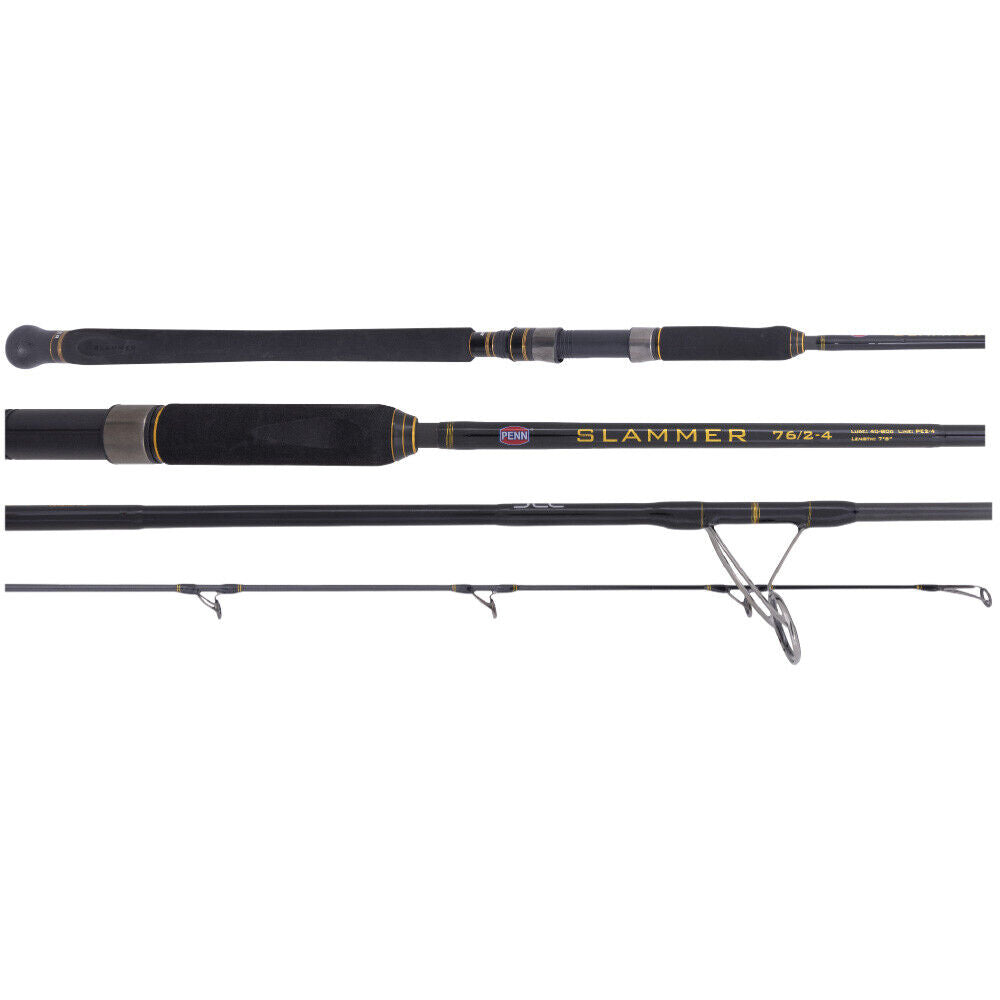 PENN Slammer 531XH Spin Rod 5'3" / PE 10 1 Piece - New 2022 Model