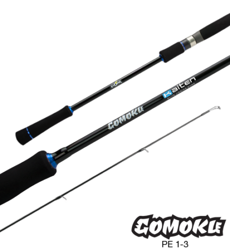 Storm Gomoku Nero ERITO 6' 1 Piece PE 0.8-1.5 Micro Jigging Overhead Light Rod