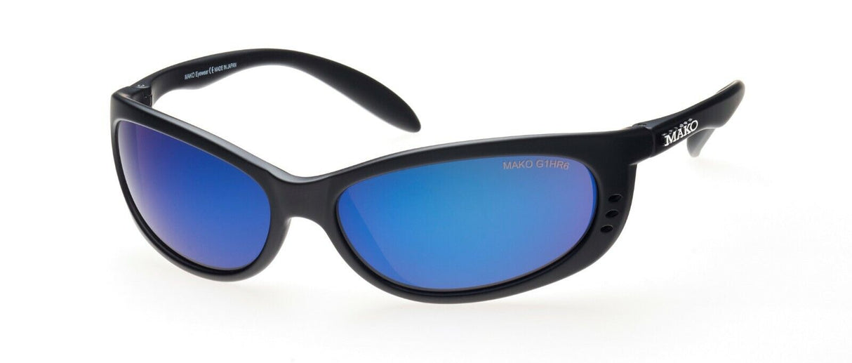 Mako SLEEK - Glass Blue Mirror Sunglasses Fishing Polarised 9371 MO1 G1HR6