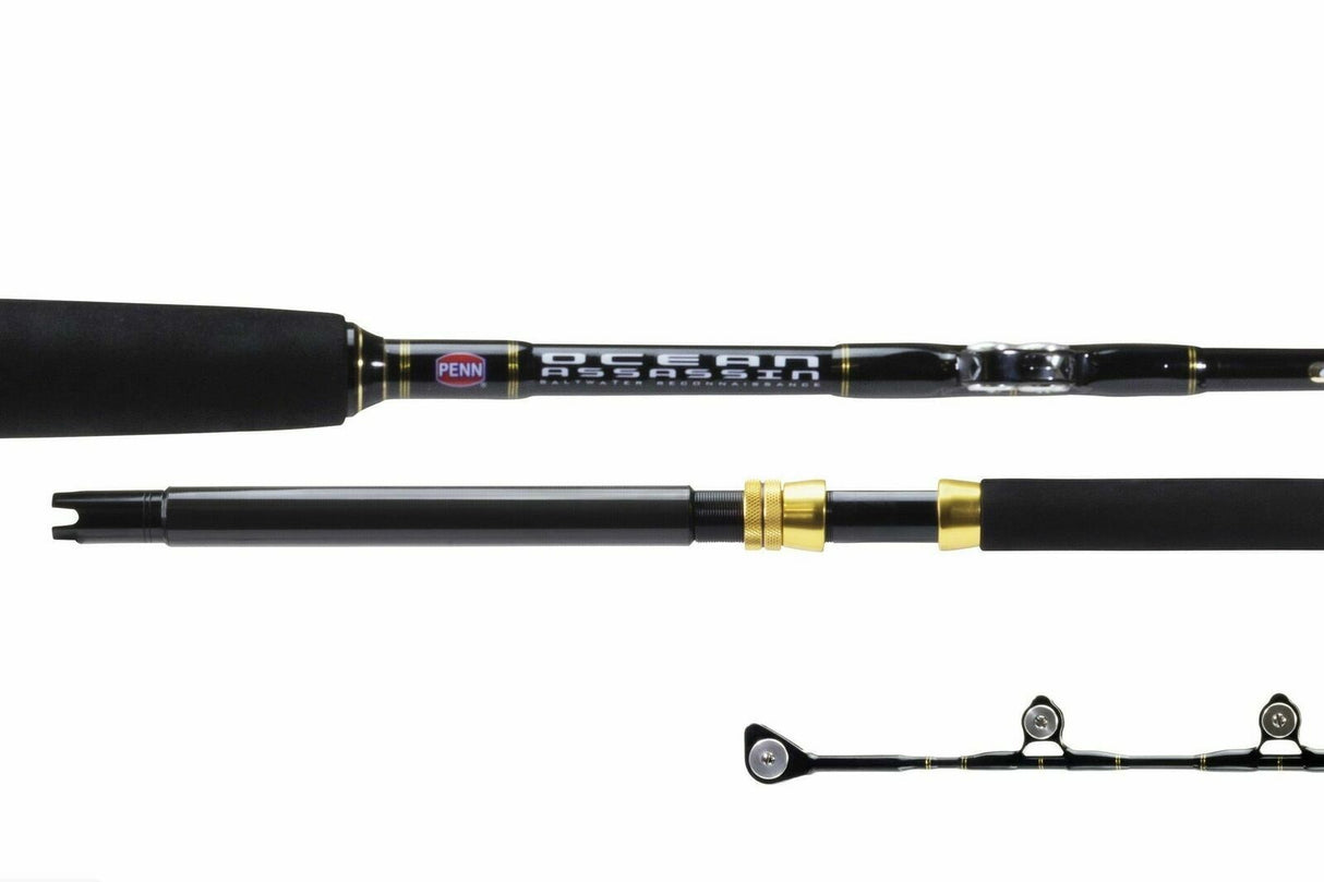Penn Ocean Assassin Game Standup Roller Overhead Rod 5'4" 24 Kg 1495259 1 Piece