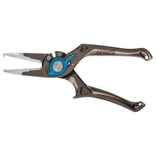 Gerber Salt water Split Ring Magniplier 7.5" Fishing Pliers & Nylon Sheath 3596