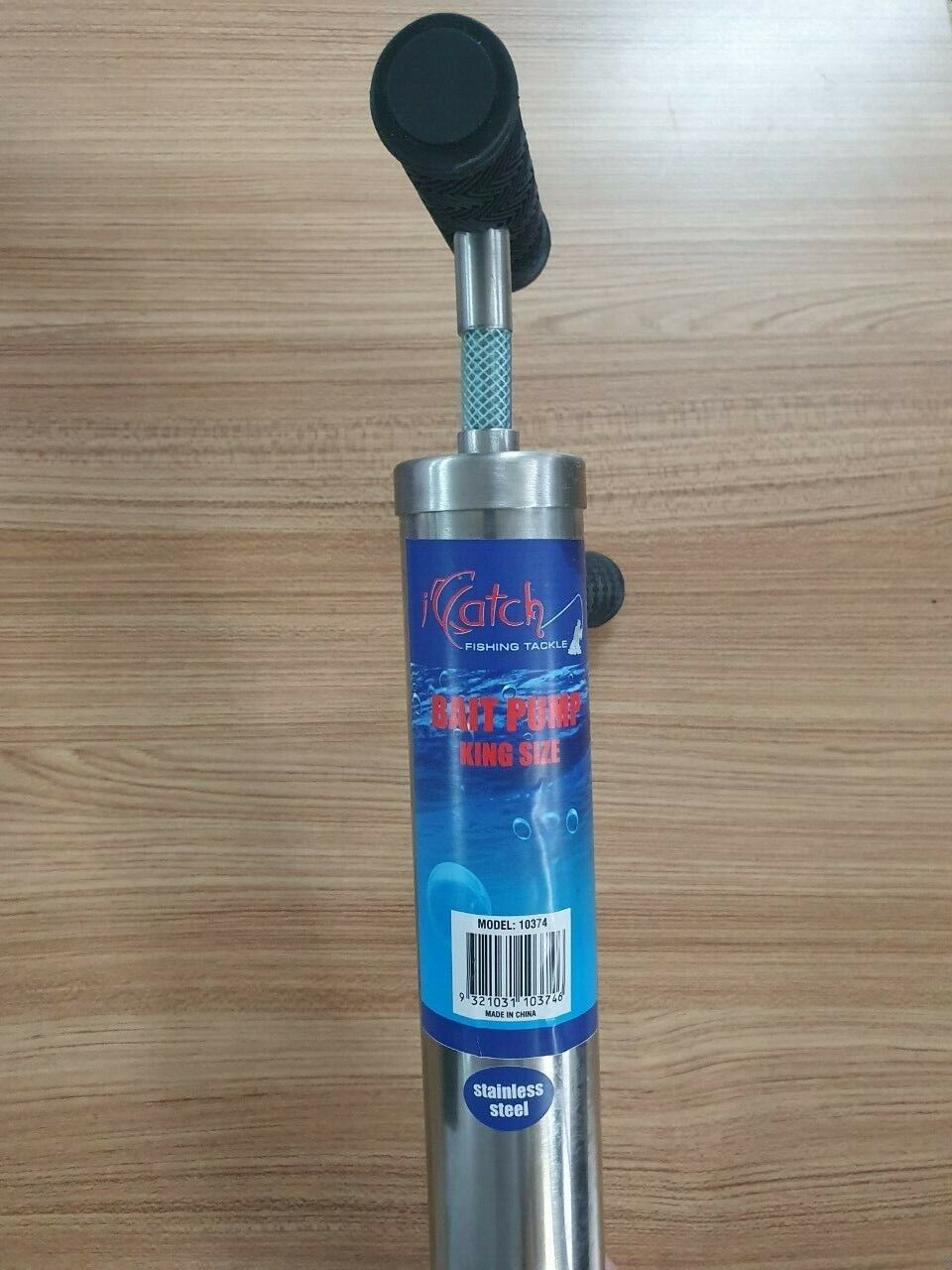 iCatch Bait / Yabby Pump King Size - Stainless Steel 75cm 10374 +Free Post