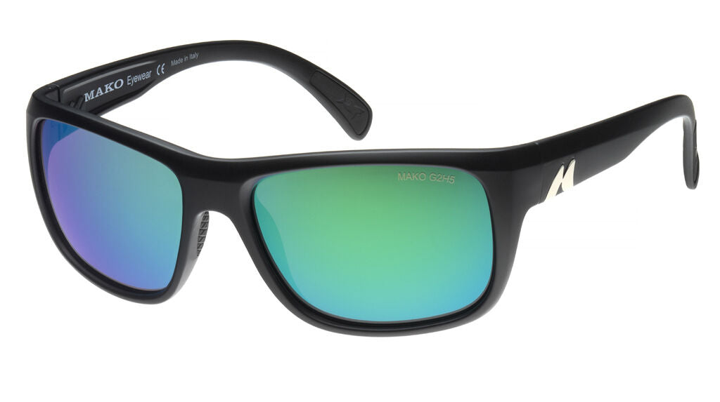 Mako APEX - ROSE Glass Green Mirror Sunglasses Polarised 9601 M01-G2H5