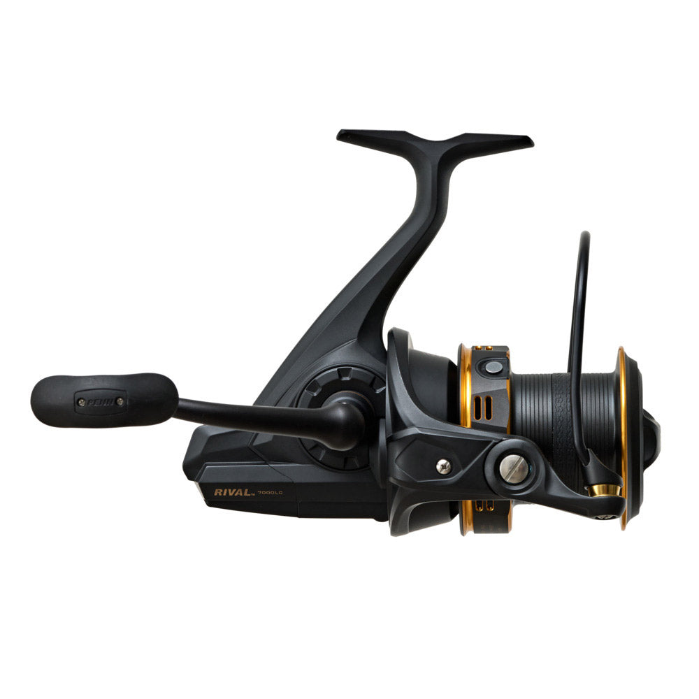 PENN Rival 7000LC GOLD - Long Cast Spinning Reel with HT-100 Drag