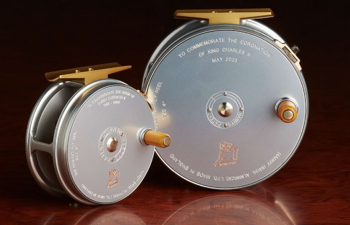 Hardy Bros Royal Commemorative Reel Set - 3" & 4" Perfect Limited Edition RHW
