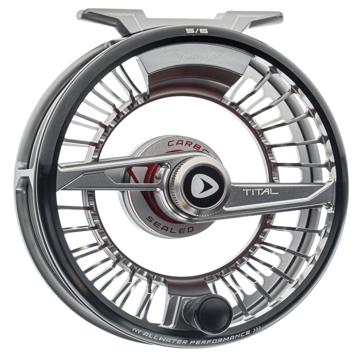 Greys Tital Fly Reel 5/6 Weight - Lightweight Performance with Sealed Carbon Drag