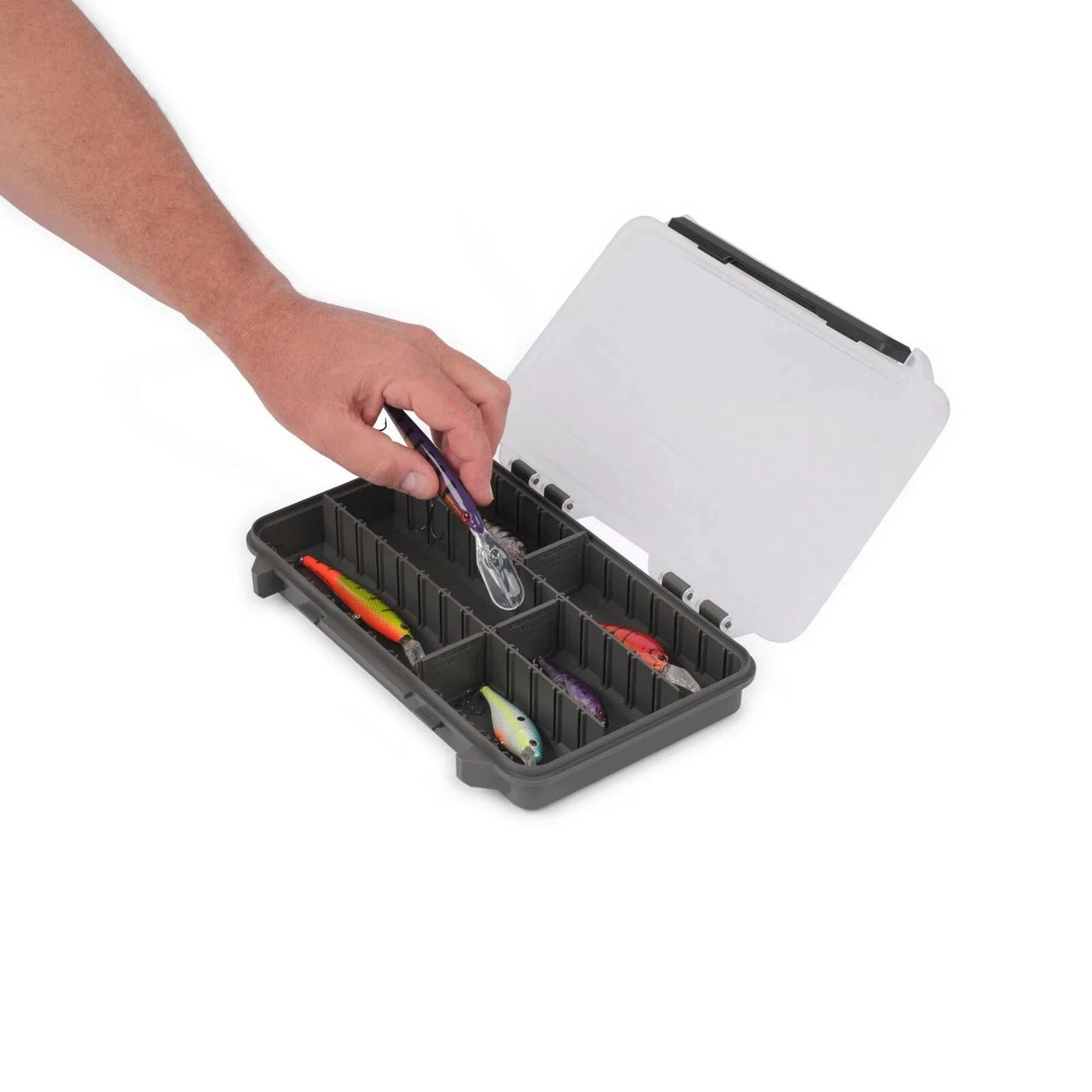 Plano StowAway® 3600™ Tackle Box – Adjustable Compartments, Clear Lid