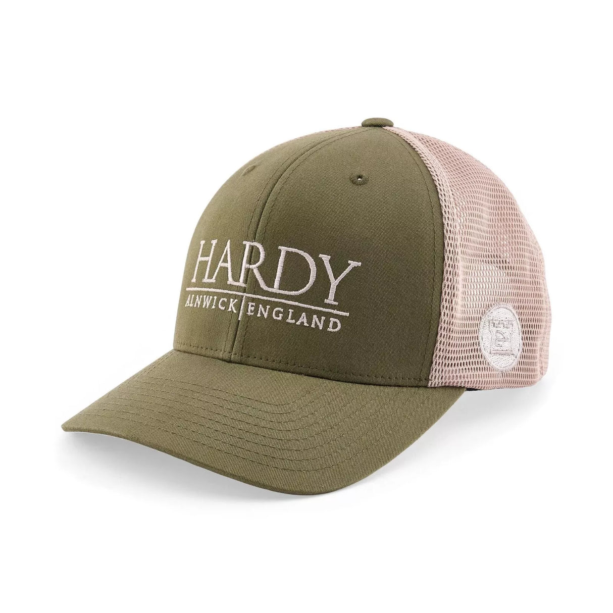 Hardy Flexfit 110 Trucker Cap – Olive, 6 Panel, Adjustable Snapback