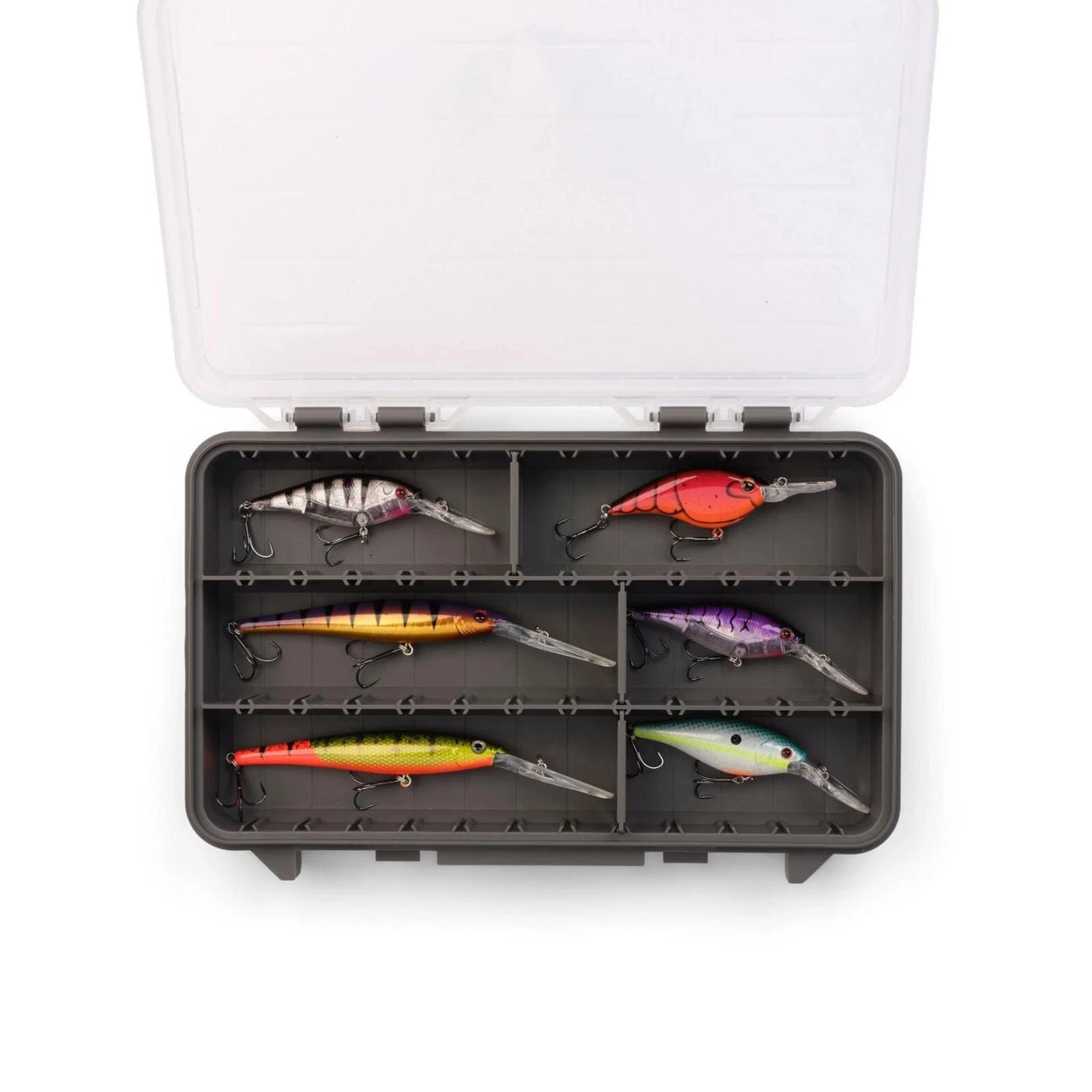 Plano StowAway® 3600™ Tackle Box – Adjustable Compartments, Clear Lid