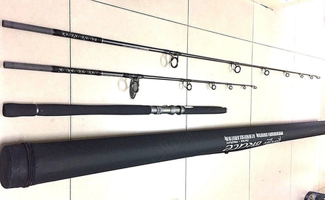 JIG / POP POPPER POPPING ROD 3 Piece + Hard Travel Case - Heavy Duty Rod