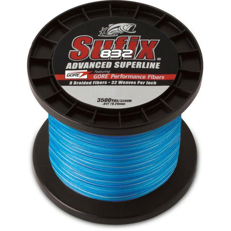 Sufix 832 COASTAL BLUE CAMO 3200m 3500 yards Braid - 15LB 6.8kg 0.22mm