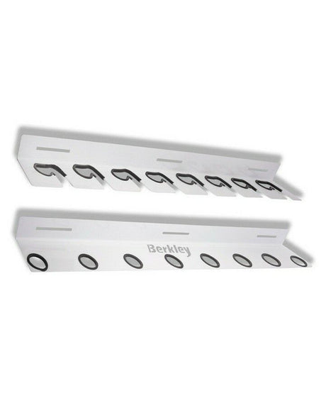 Berkley Wall and Ceiling Mount Rod Rack Holder White 8 Rods 1540219