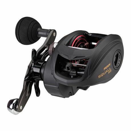 NEW Penn SQUALL Low Profile Baitcast Reel High Speed SQL400LPHS + Free Braid