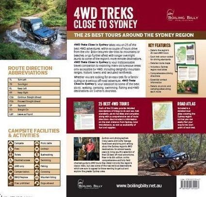 NEW 4WD Treks Close to SYDNEY By Craig Lewis and Cathy Savage Spiral Ringed Book