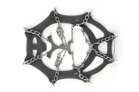 MEDIUM - Snowline Chainsen Pro Rock Fishing Ice Spikes Cleats Made in Korea 