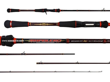 Rapala RAPALERO 6'6" 2 Piece - RRC-662XH Overhead Bait Casting Fishing Rod