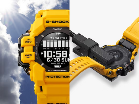 Casio G-Shock GPR-H1000-9 MASTER OF G Series Rangeman GPS Measurement - Yellow