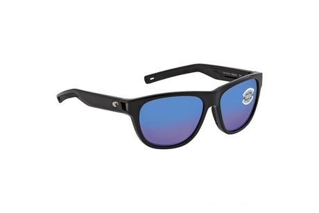 Costa Del Mar BAYSIDE Shiny Black Blue Mirr Sunglasses 580G Glass BAY 11 OBMGLP