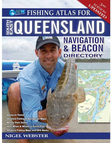 Fishing Atlas For South East Queensland Navigation & Beacon Fishing Books, QLD