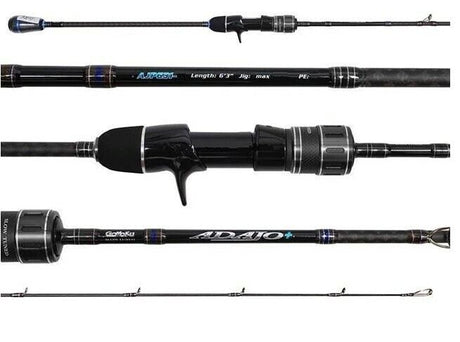 Storm Gomoku ADAJO 6'3" 1 Piece PE 3 - APS631-3 Spin Slow Fall Jigging Rod BLUE