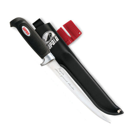 Rapala Soft Grip 4" Fillet Knife with Sheath / Sharpener BP704SH1 + Free Postage