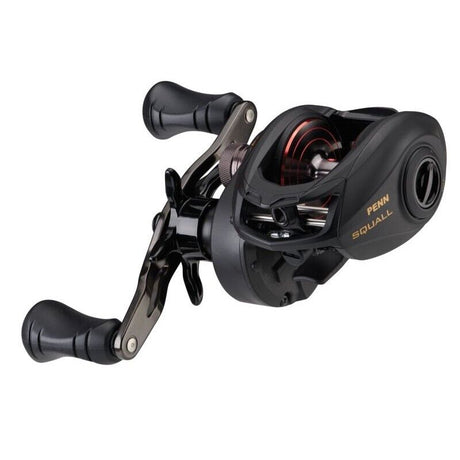 NEW Penn SQUALL Low Profile Baitcast Reel High Speed SQL200LPHS + Free Braid