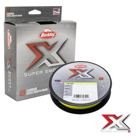 Berkley X Super Smooth 8 Flame Green 3000 M 10 LB 0.11 mm Bulk Spool