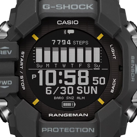 Casio G-Shock GPR-H1000-1JR MASTER OF G Series Rangeman GPS Measurement