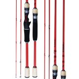 13 Fishing Code Red Spin Rod 7'0" Medium Light 3-6kg Fast 2pc (CRS-702ML)