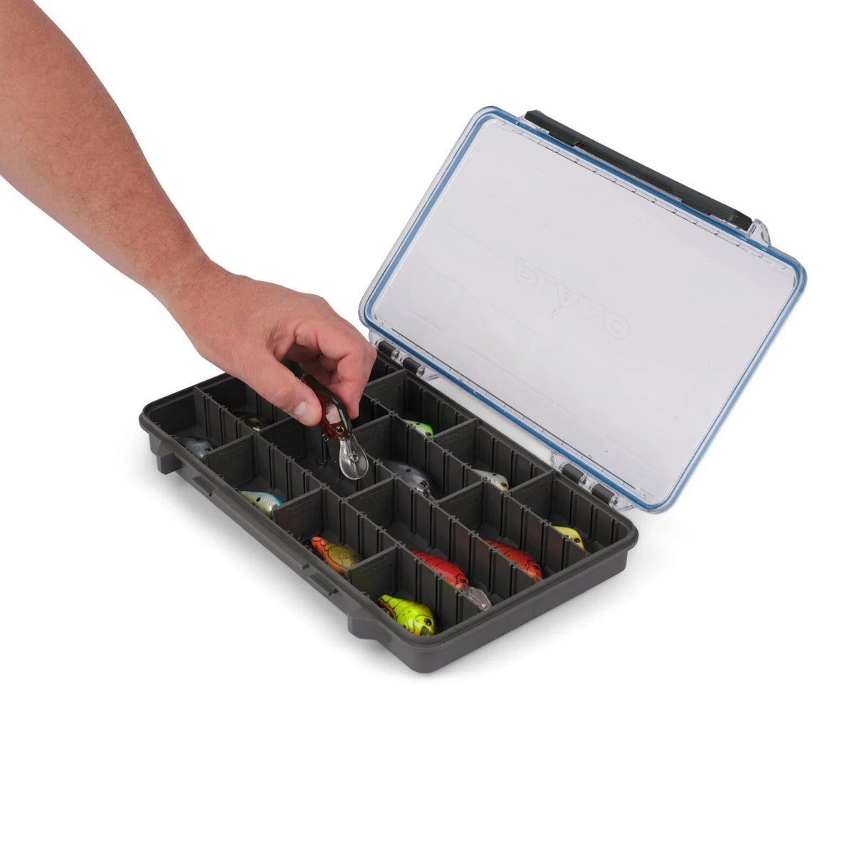 Plano Waterproof StowAway® 3700™ Tackle Box – Adjustable, Waterproof, Clear Lid