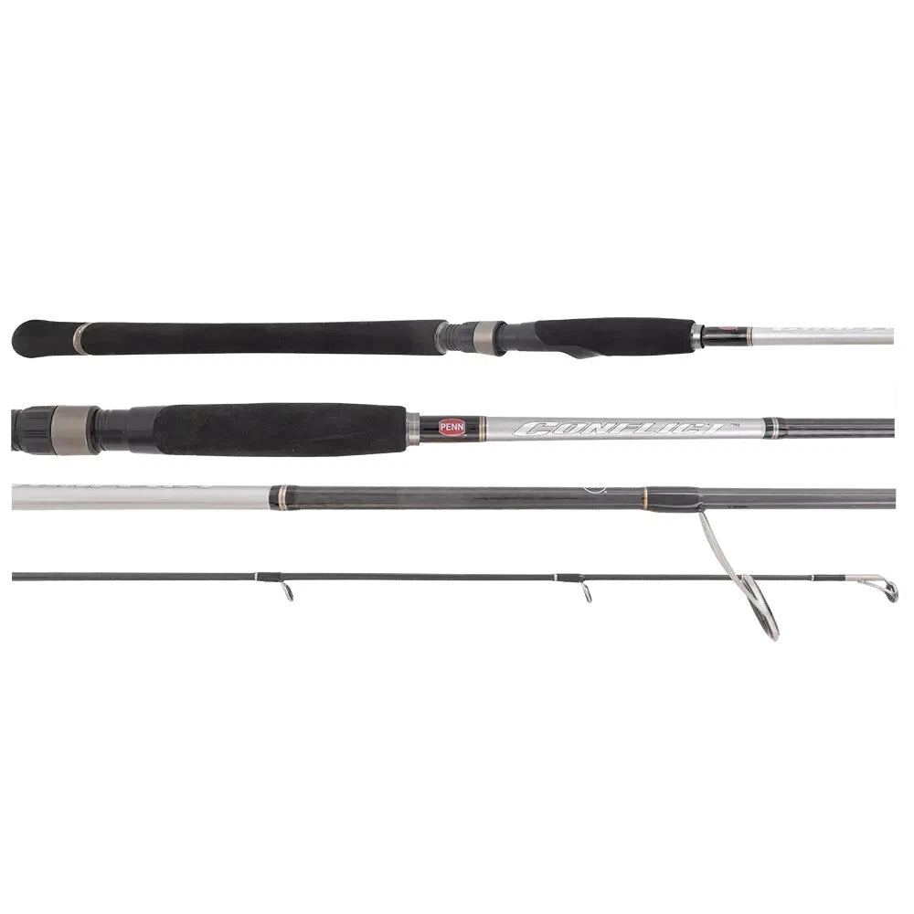 PENN Battalion Inshore Spinning 712ML – 7'1", 3–6kg, Fuji Alconite Guides, EVA Grip