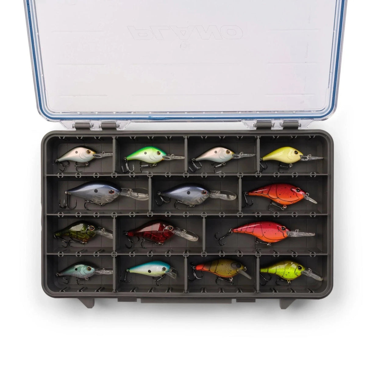 Plano Waterproof StowAway® 3700™ Tackle Box – Adjustable, Waterproof, Clear Lid